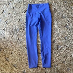 Women's Lululemon Size 6 Wunder Train High Rise Tight 25" Wild Indigo